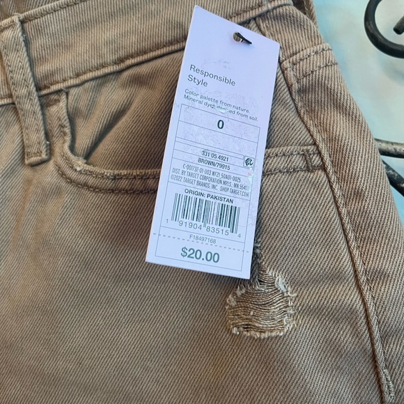 NWT Wild Fable Distressed Jean Shorts - Picture 7 of 8